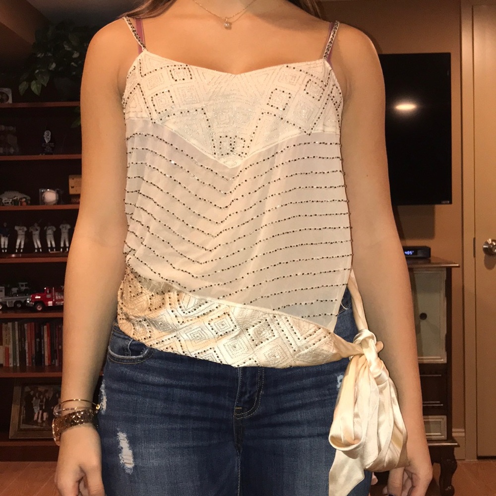 beaded tank top
